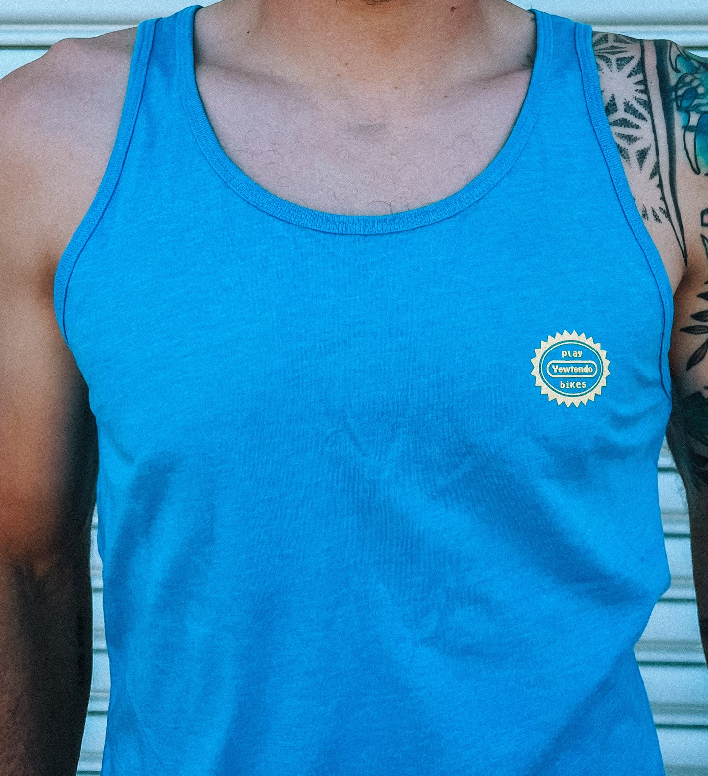 Yewtendo Tank - Neon Blue