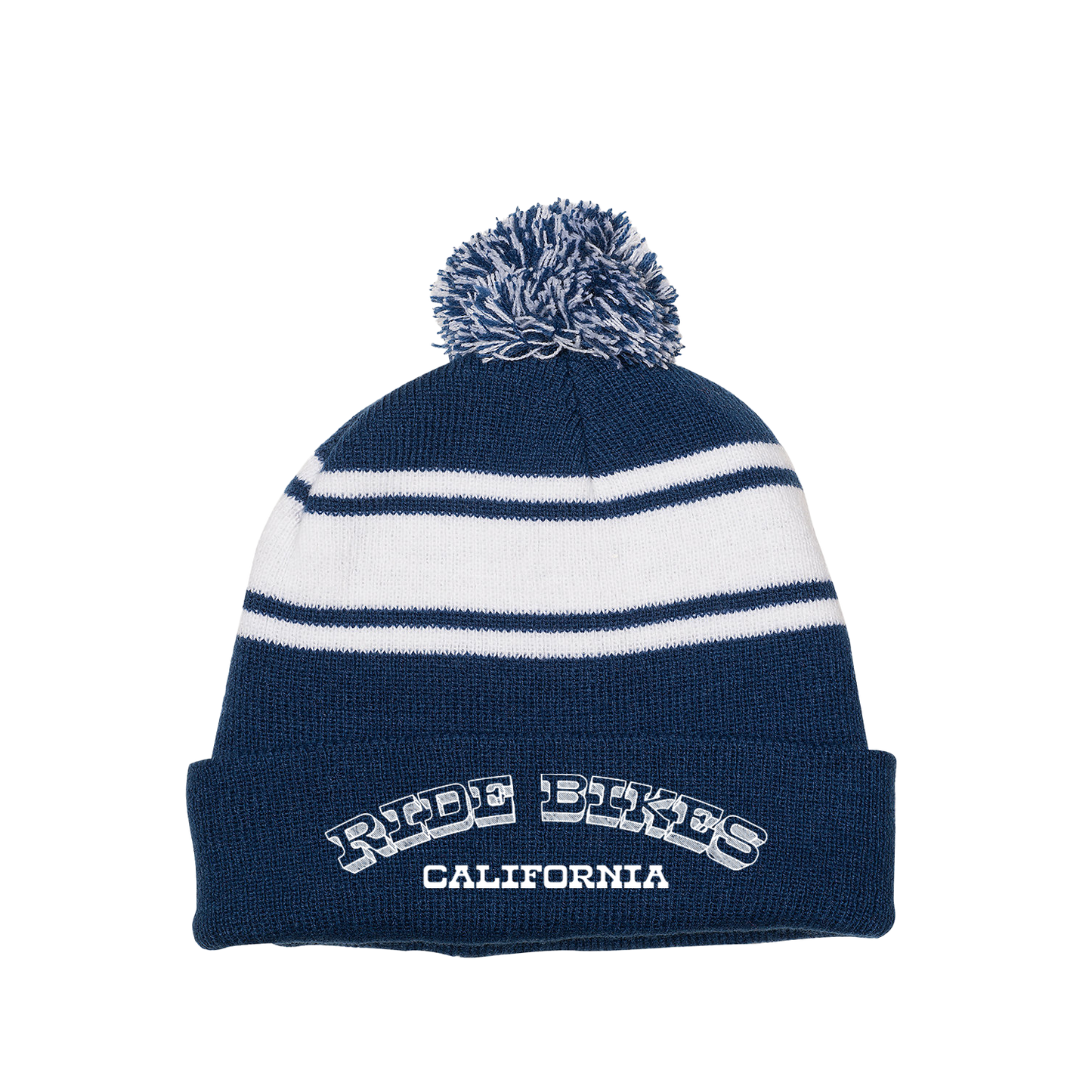 Yosemite Pom Beanie - Navy