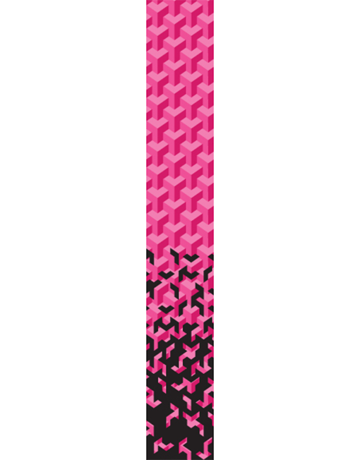 Ride Bikes X Arundel Art Gecko Bar Tape - Black to Pink/Blue