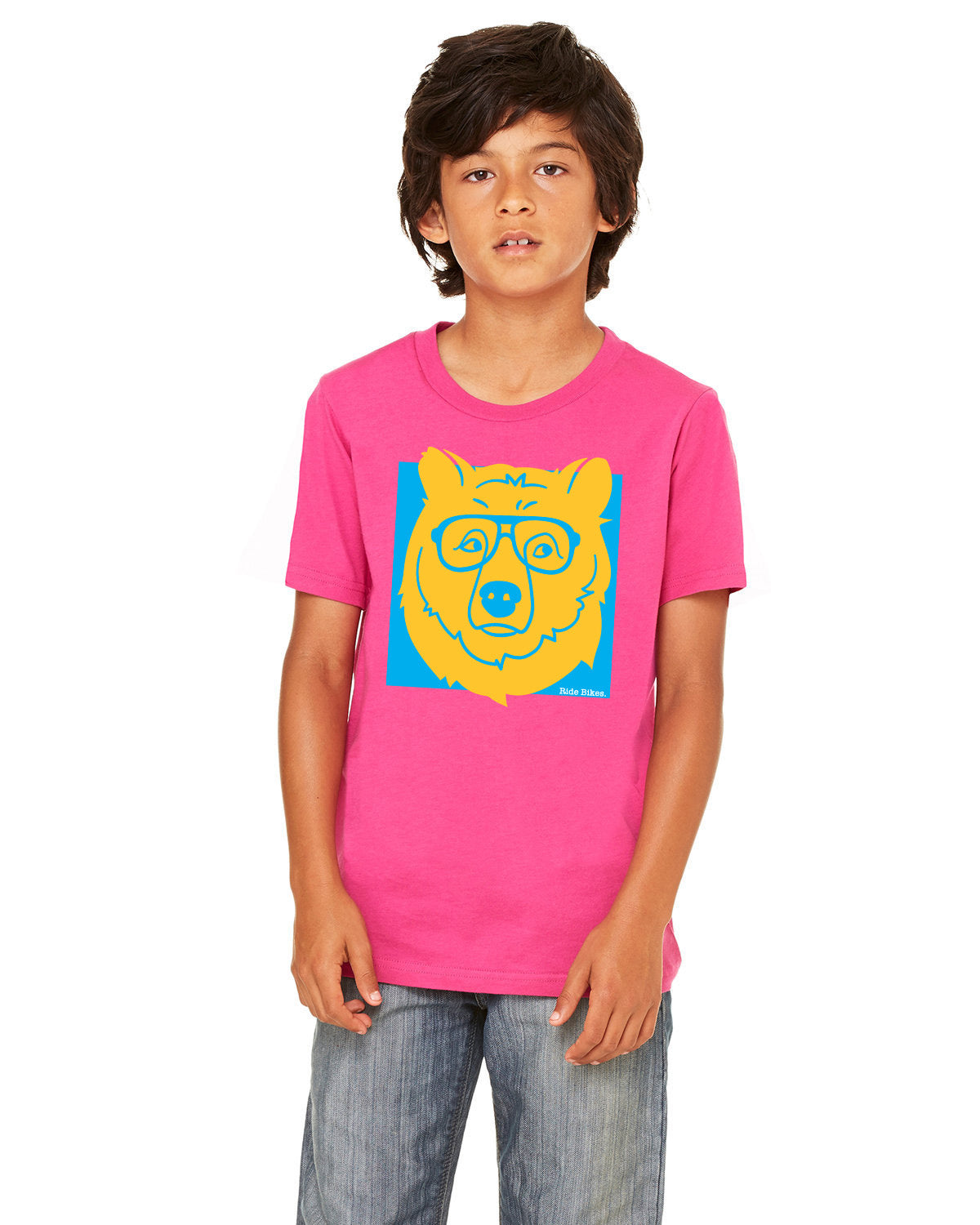 Bearglasses Tee - Berry - Youth