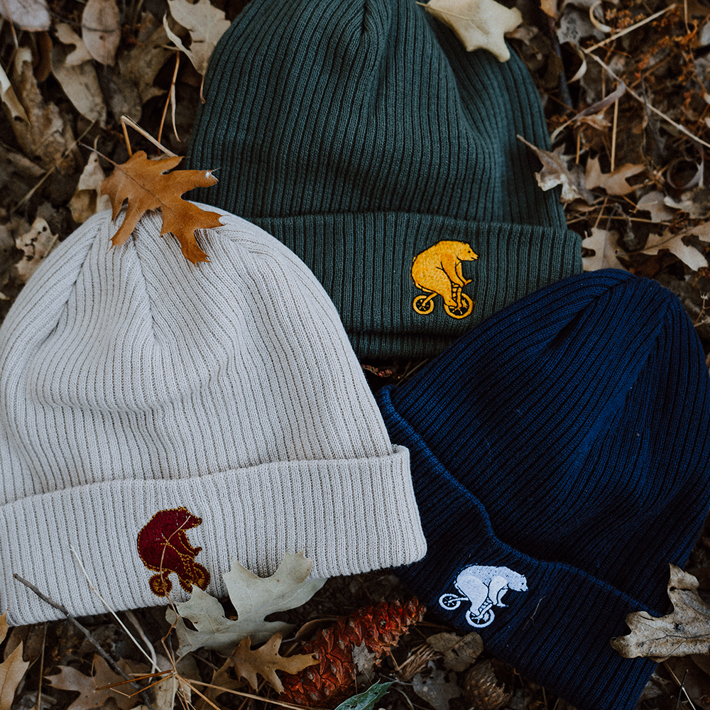 Fall Knitted Beanie - Navy