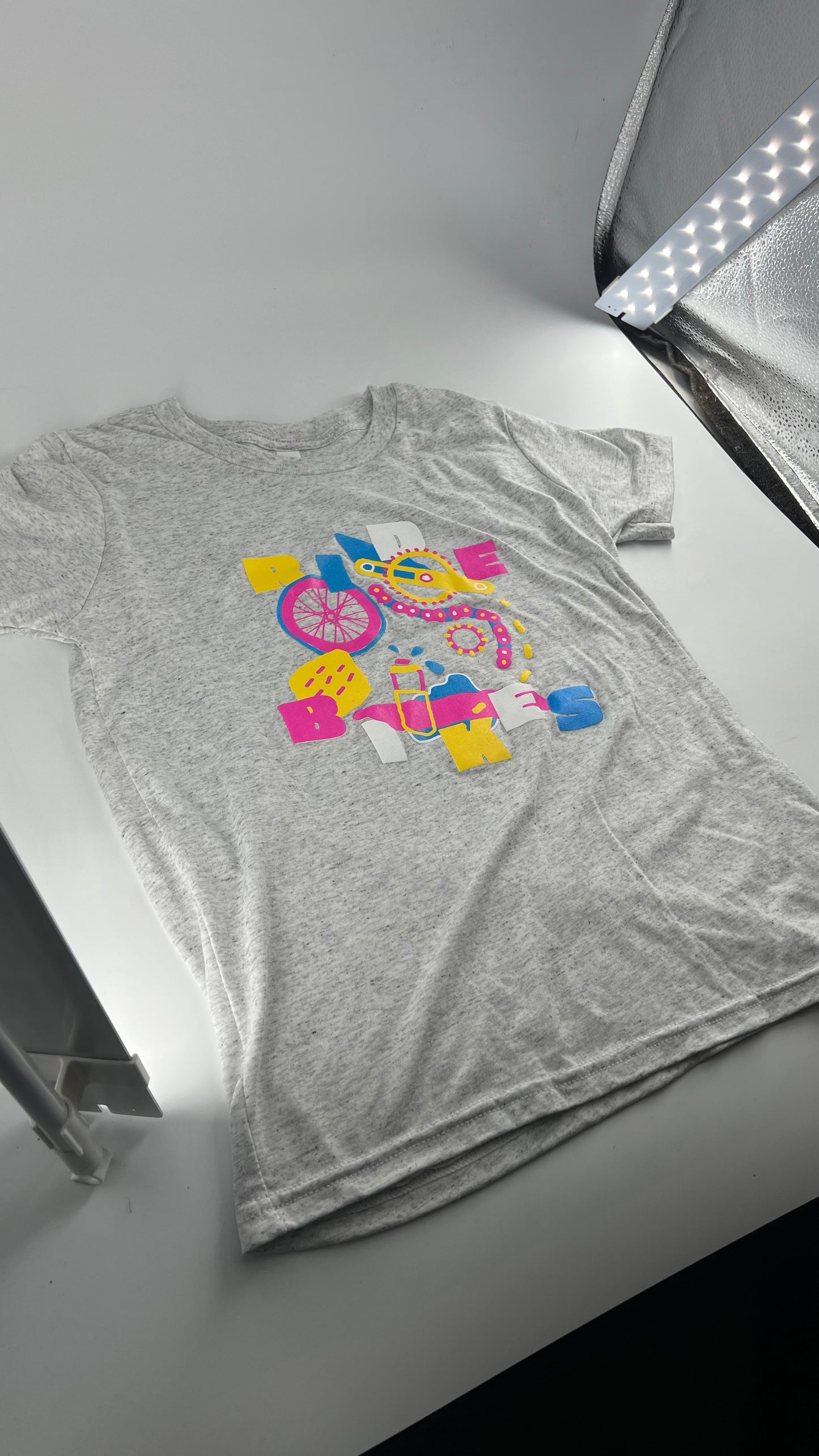Scribble Adventure Tee - White Fleck - Youth