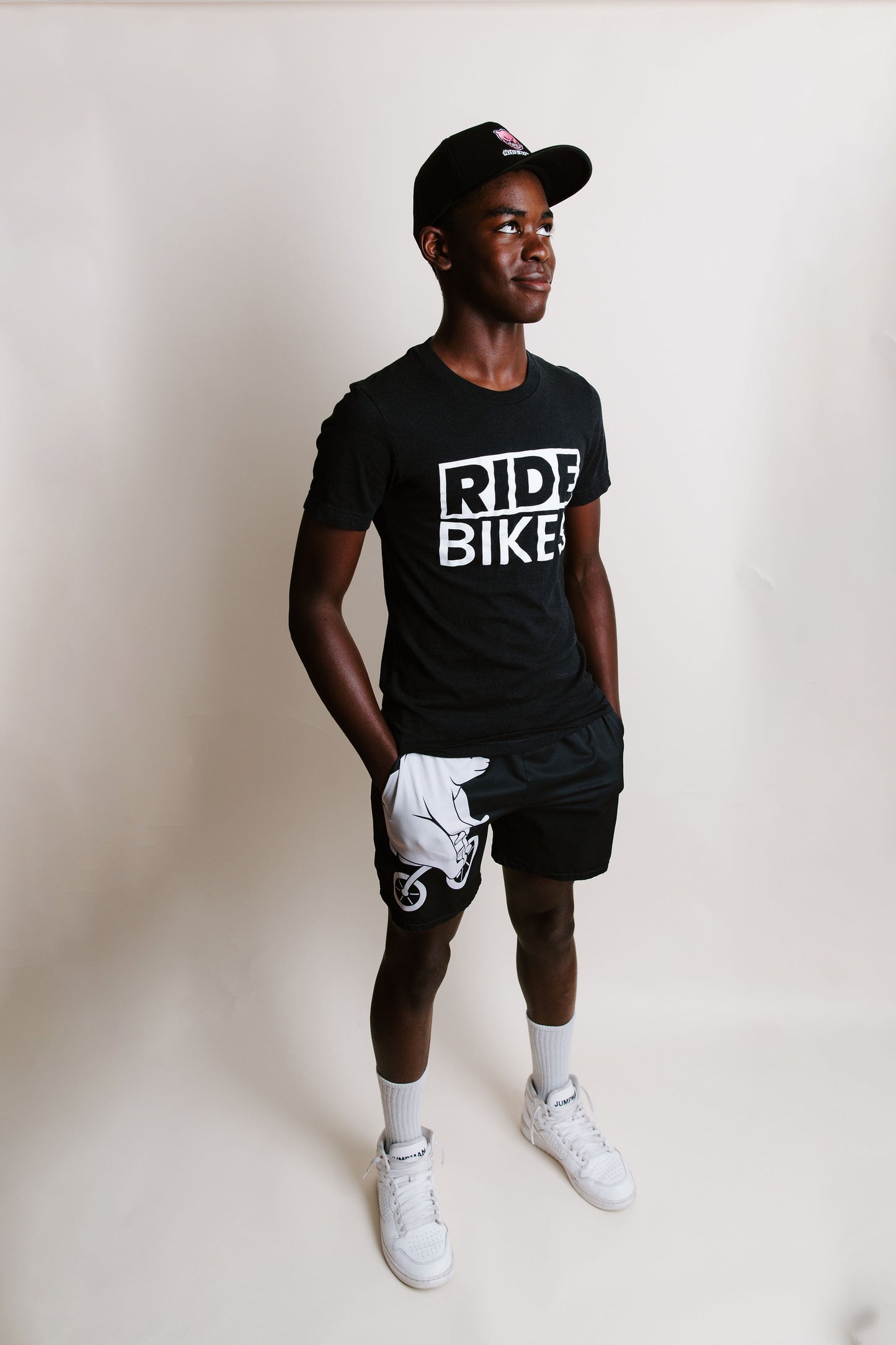 Ride Bikes Box Tee 2.0 - Heather Black