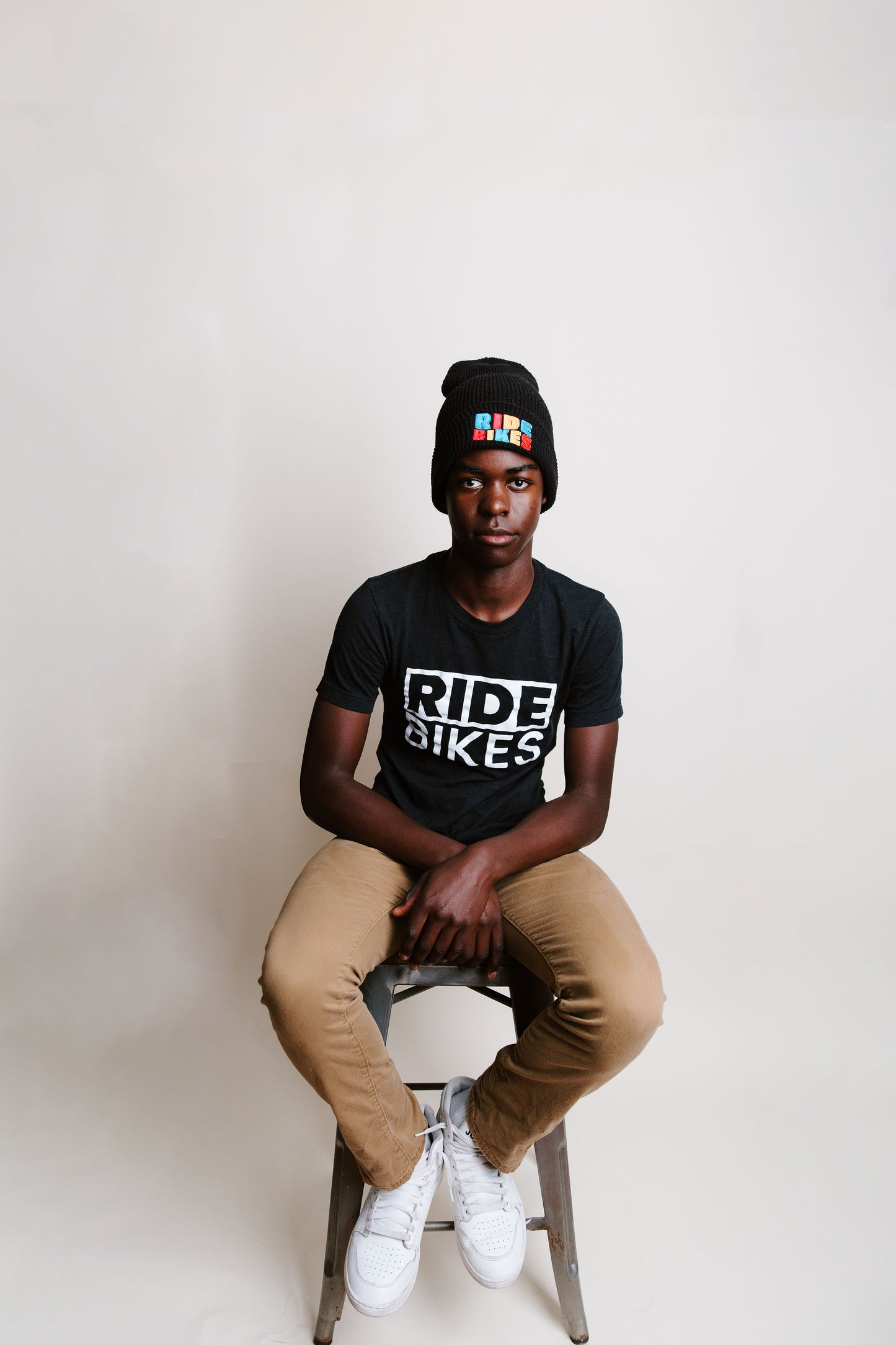 Ride Bikes Box Tee 2.0 - Heather Black
