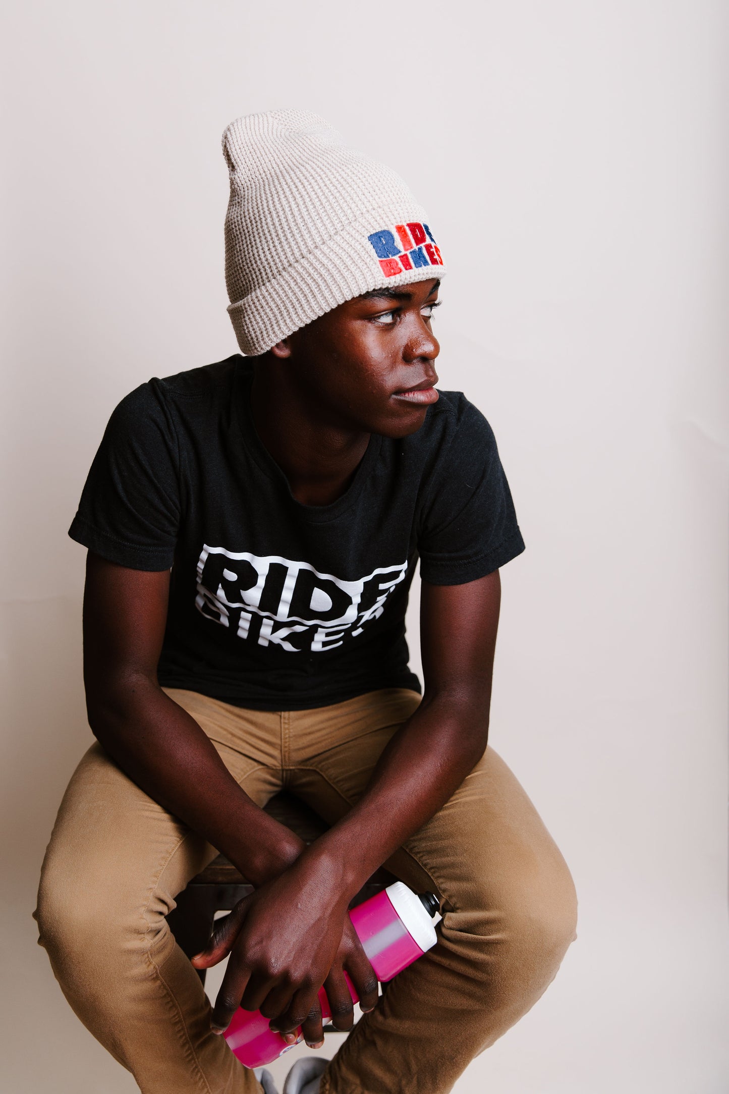 Ride Bikes Box Tee 2.0 - Heather Black