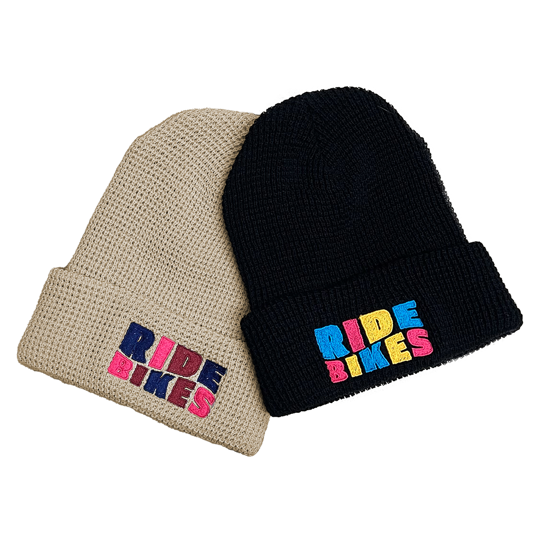 Belgian Waffle Beanie - Black