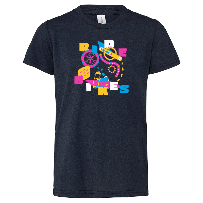 Scribble Adventure Tee - Navy - Youth
