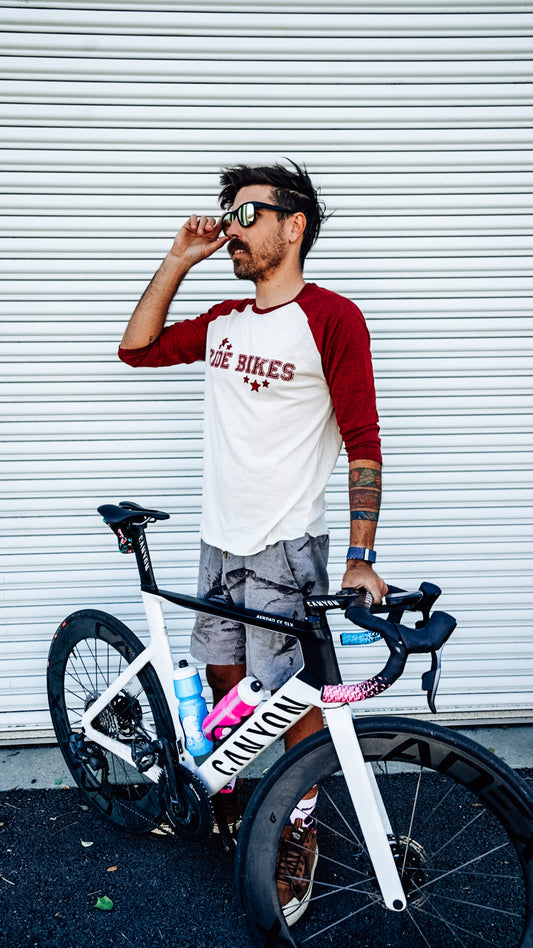 Collegiate 3/4 Raglan - Red