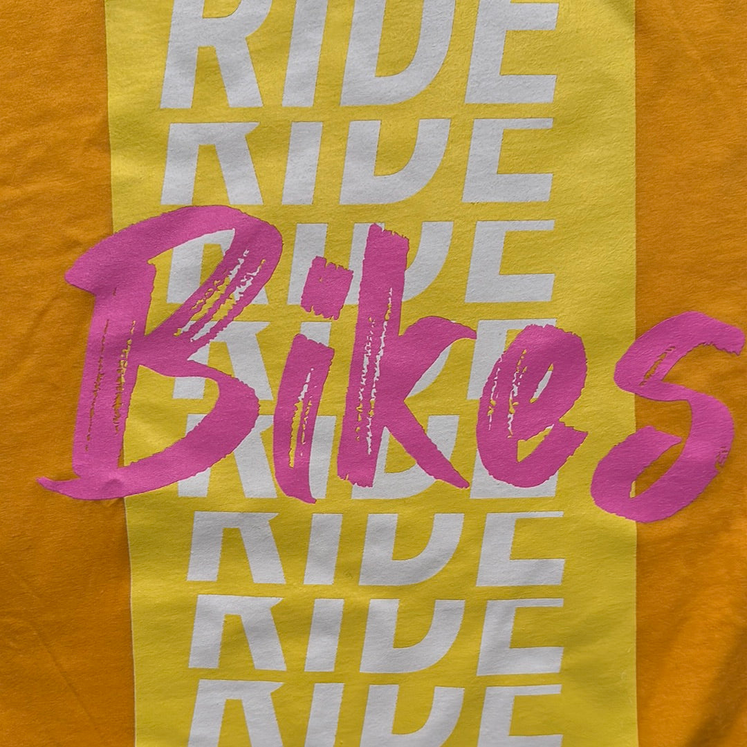 Ride on Repeat Tee - Gold