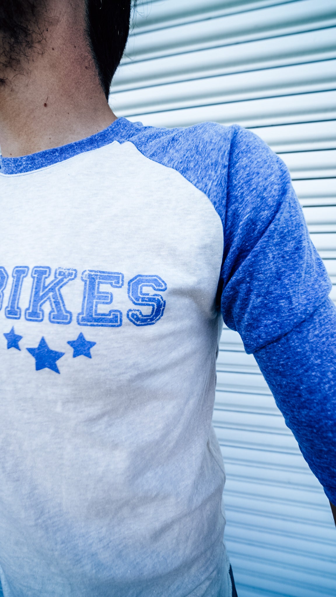 Collegiate 3/4 Raglan - Blue