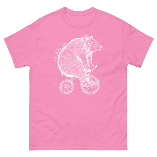 Hairy Beary Tee - Heather Pink