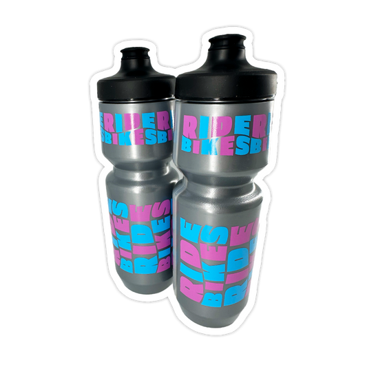 Ride the Wave Bottle - Silver (26oz)