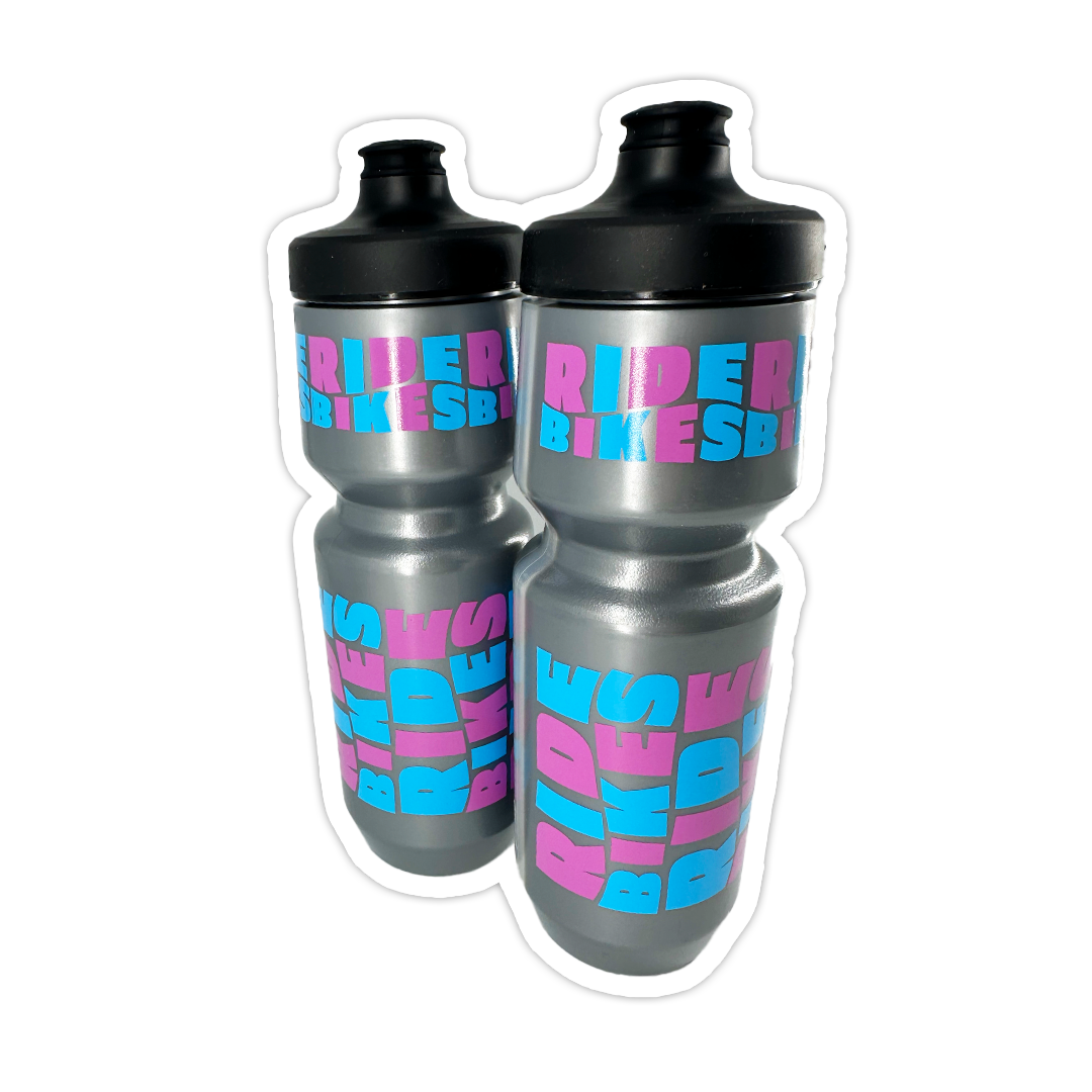Ride the Wave Bottle - Silver (26oz)