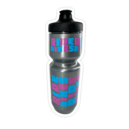 Ride the Wave Bottle - Silver (26oz)