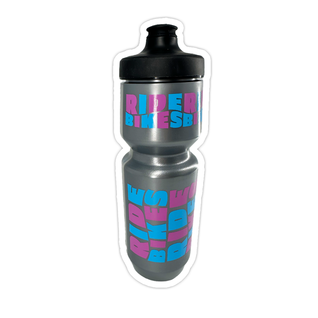 Ride the Wave Bottle - Silver (26oz)