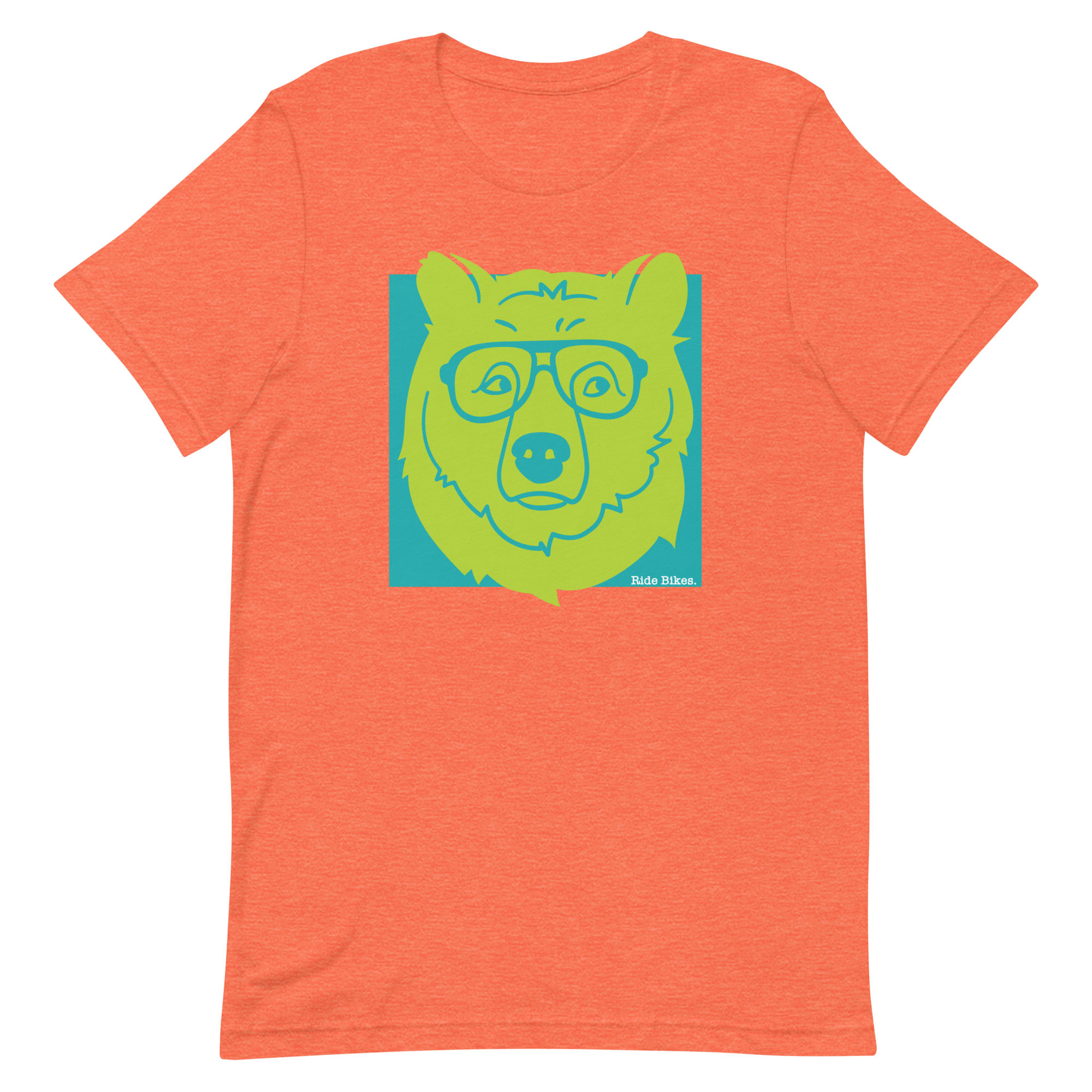 Bearglasses Tee - Coral