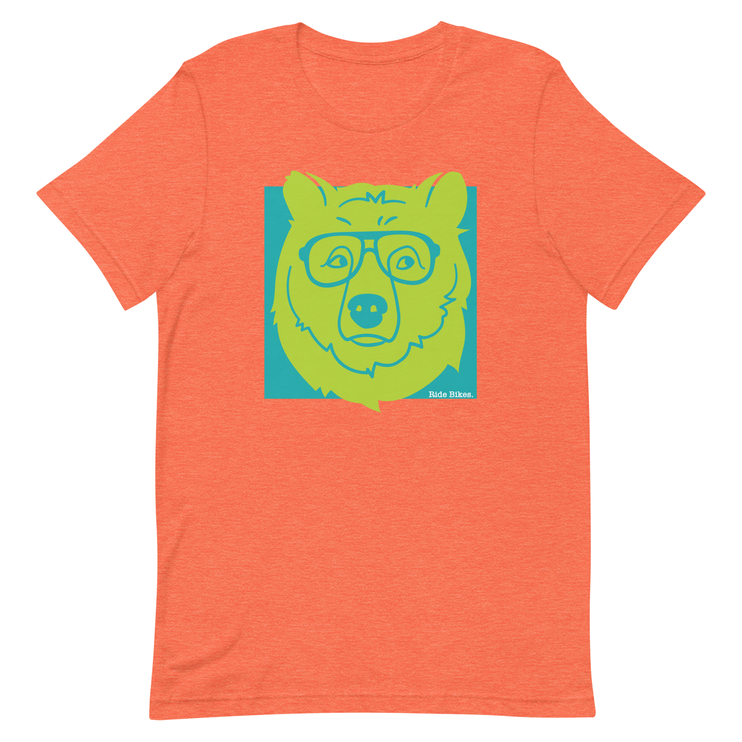 Bearglasses Tee - Coral