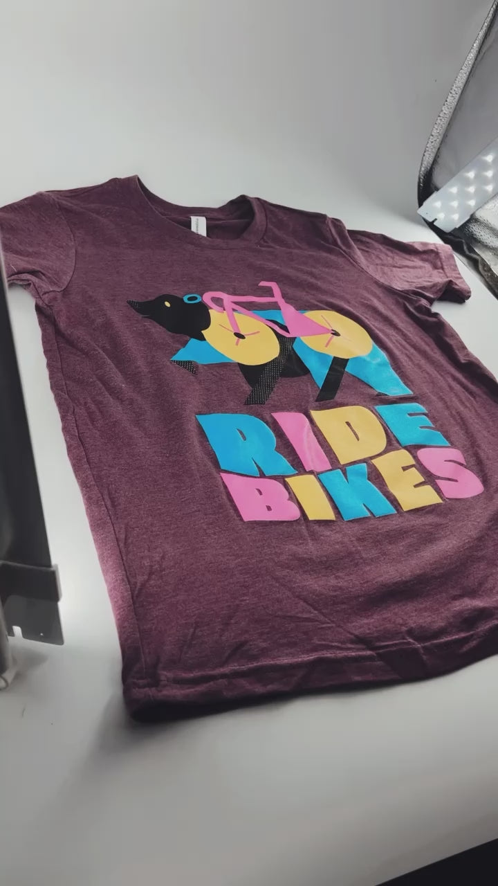 Ride Bikes Toon Tee - Youth