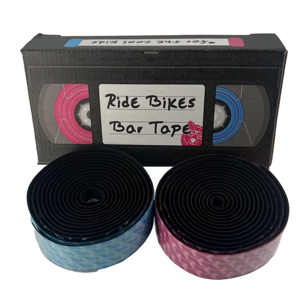 Ride Bikes X Arundel Art Gecko Bar Tape - Black to Pink/Blue