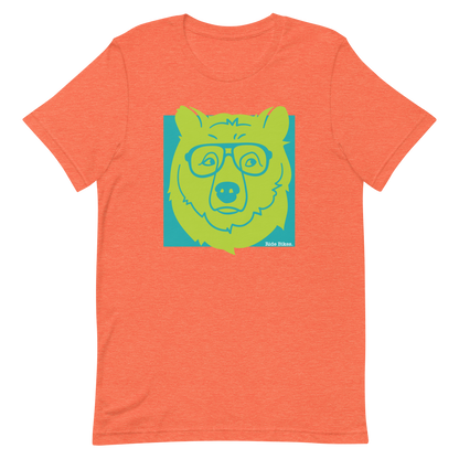 Bearglasses Tee - Coral