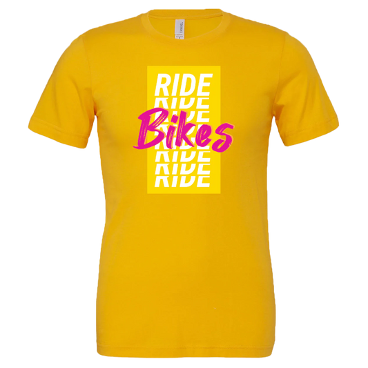 Ride on Repeat Tee - Gold